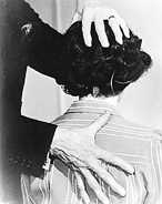 hands on back and head
